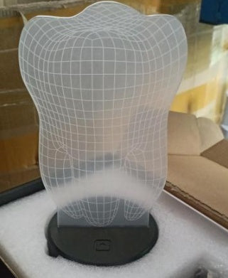 Hands Holding Love 3D Night Light